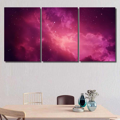 Space Night Sky Cloud Stars 2 1 Galaxy Sky and Space Multi Piece Panel Canvas Home Decor Housewarming Gift Ideas Poster Canvas Gallery Prints