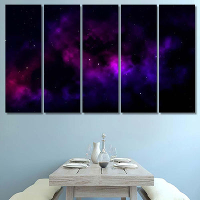 Space Background Fantastic Outer View Realistic 3 1 Galaxy Sky and Space Multi Piece Panel Canvas Home Decor Housewarming Gift Ideas Poster Canvas Gallery Prints