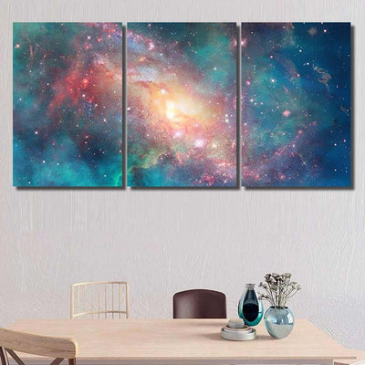 Starfield Stardust Nebula Space Galaxy Creative 1  1 Galaxy Sky and Space Multi Piece Panel Canvas Home Decor Housewarming Gift Ideas Poster Canvas Gallery Prints