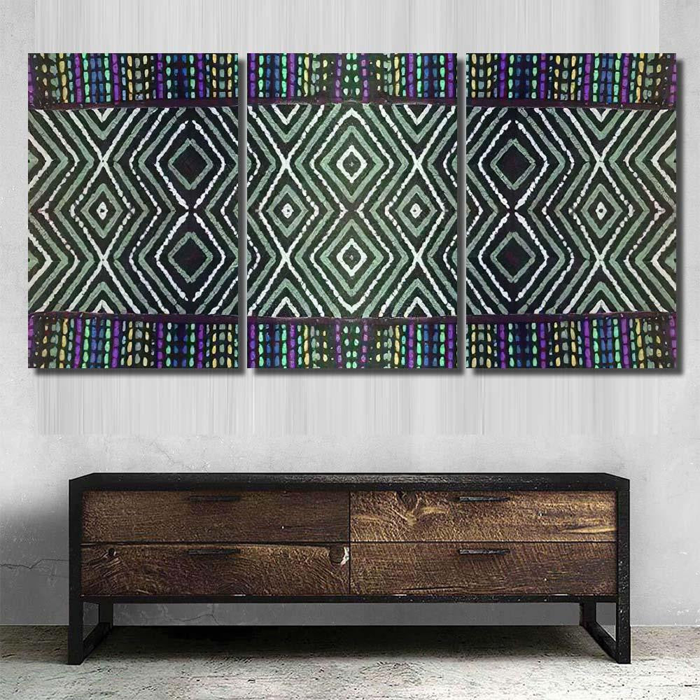 Psychedelic Endless Background Old Textile Print Galaxy Sky and Space Multi Piece Panel Canvas Home Decor Housewarming Gift Ideas Poster Canvas Gallery Prints