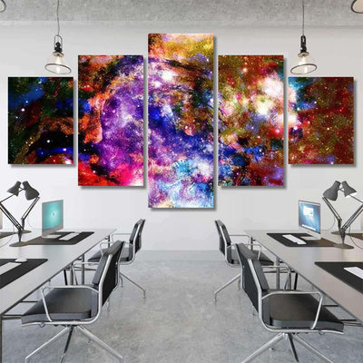 Stars Sky Universe Background Cosmos Interesting Galaxy Sky and Space Multi Piece Panel Canvas Home Decor Housewarming Gift Ideas Poster Canvas Gallery Prints