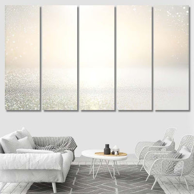 Glitter Vintage Lights Background Silver Light 3 1 Galaxy Sky and Space Multi Piece Panel Canvas Home Decor Housewarming Gift Ideas Poster Canvas Gallery Prints