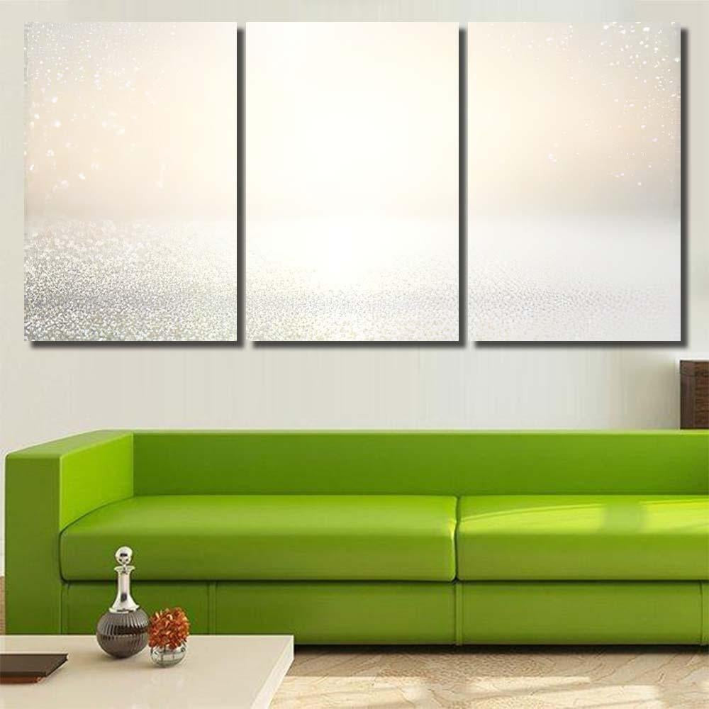 Glitter Vintage Lights Background Silver Light 3 1 Galaxy Sky and Space Multi Piece Panel Canvas Home Decor Housewarming Gift Ideas Poster Canvas Gallery Prints