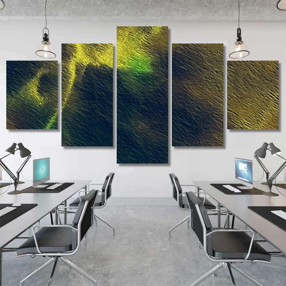 Neon Art Vintage Drawn Texture Cosmic Galaxy Sky and Space Multi Piece Panel Canvas Home Decor Housewarming Gift Ideas Poster Canvas Gallery Prints