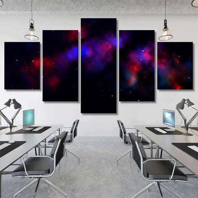 Space Background Fantastic Outer View Realistic 7 1 Galaxy Sky and Space Multi Piece Panel Canvas Home Decor Housewarming Gift Ideas Poster Canvas Gallery Prints