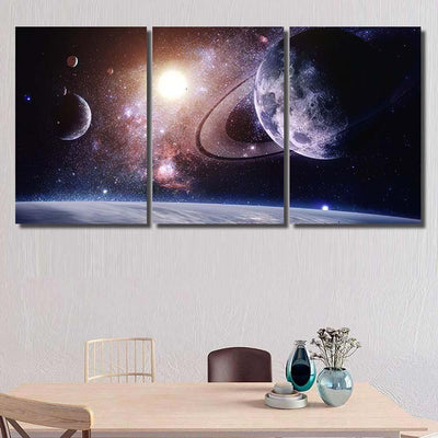 Interstellar Elements This Image Furnished By Galaxy Sky and Space Multi Piece Panel Canvas Home Decor Housewarming Gift Ideas Poster Canvas Gallery Prints