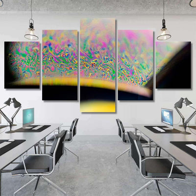 Psychedelic Abstract Planet Soap Bubble Light 31 Galaxy Sky and Space Multi Piece Panel Canvas Home Decor Housewarming Gift Ideas Poster Canvas Gallery Prints