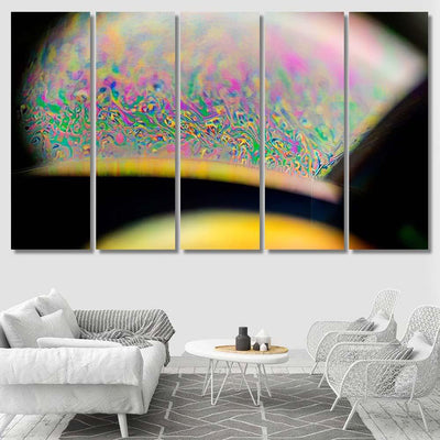 Psychedelic Abstract Planet Soap Bubble Light 31 Galaxy Sky and Space Multi Piece Panel Canvas Home Decor Housewarming Gift Ideas Poster Canvas Gallery Prints