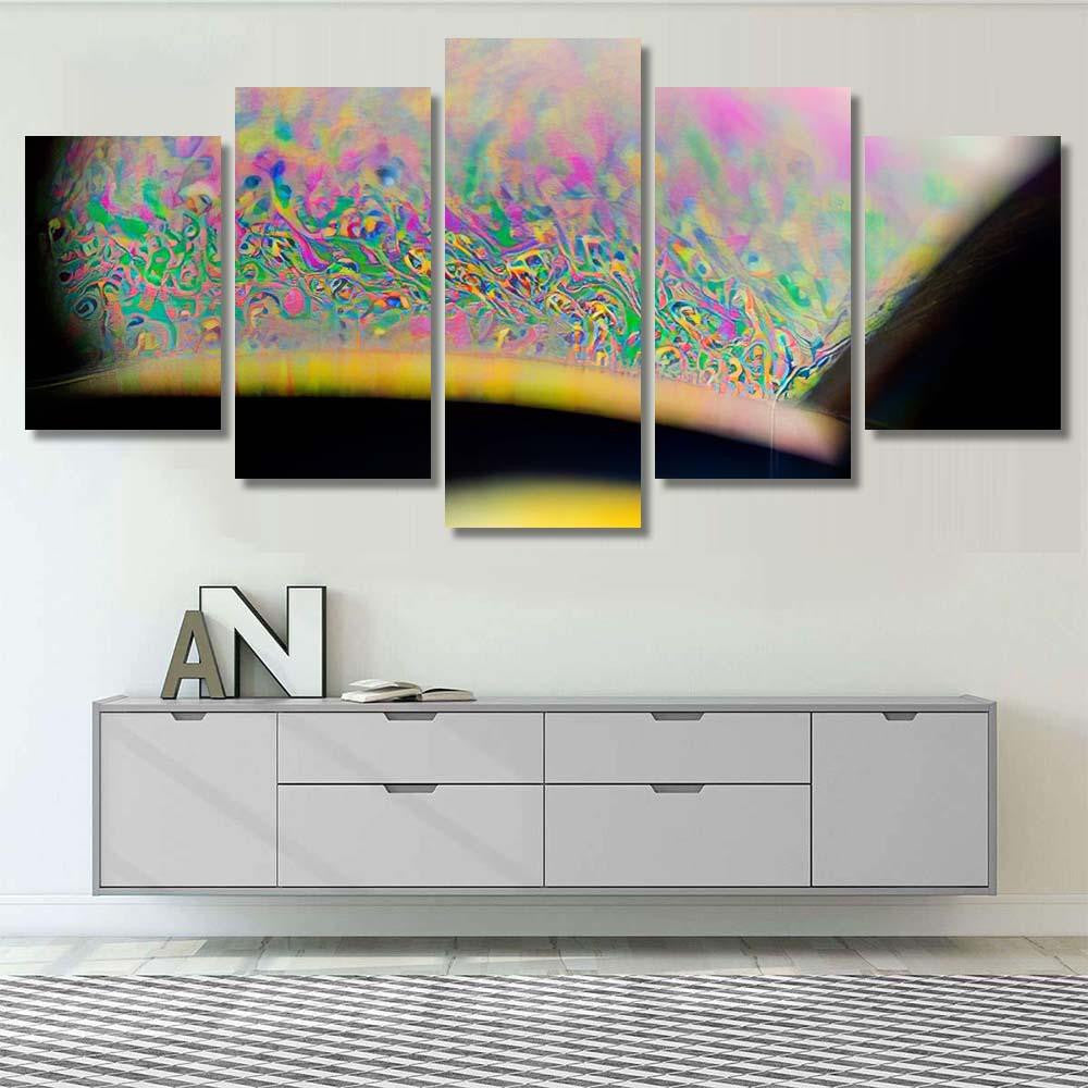Psychedelic Abstract Planet Soap Bubble Light 31 Galaxy Sky and Space Multi Piece Panel Canvas Home Decor Housewarming Gift Ideas Poster Canvas Gallery Prints