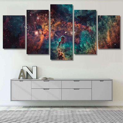 Nebula Galaxies Deep Space Elements This 3 Galaxy Sky and Space Multi Piece Panel Canvas Home Decor Housewarming Gift Ideas Poster Canvas Gallery Prints
