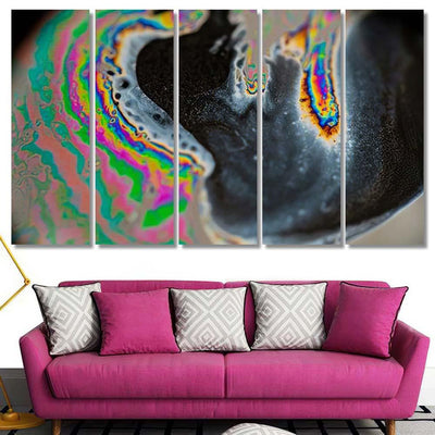 Psychedelic Abstract Planet Soap Bubble Light 16 Galaxy Sky and Space Multi Piece Panel Canvas Home Decor Housewarming Gift Ideas Poster Canvas Gallery Prints
