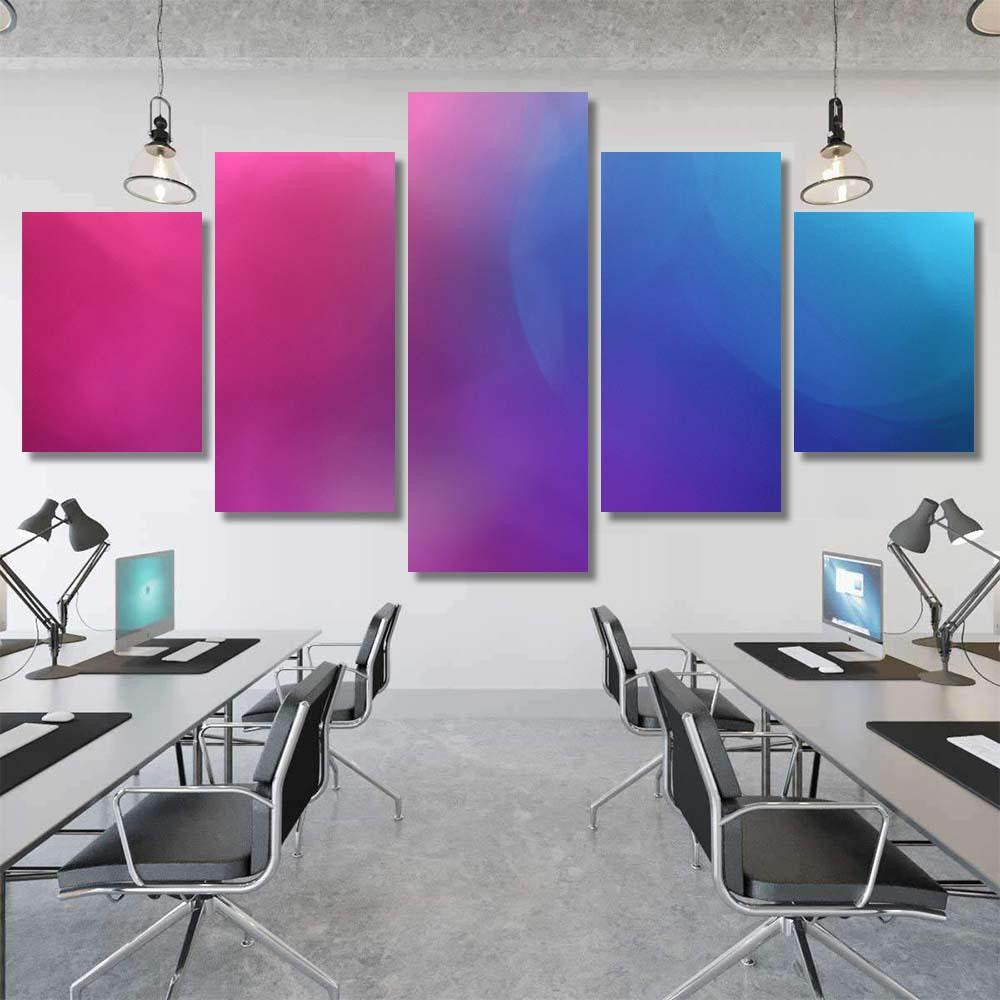 Pink Blue Out Focus Abstract Background 1 Galaxy Sky and Space Multi Piece Panel Canvas Home Decor Housewarming Gift Ideas Poster Canvas Gallery Prints