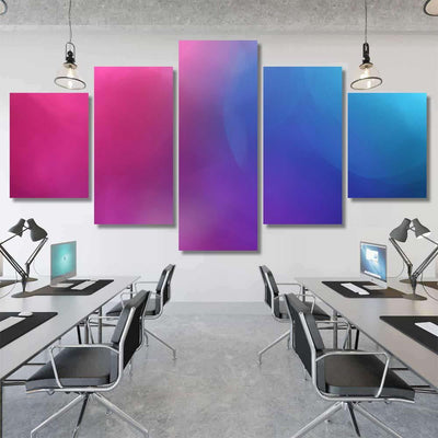 Pink Blue Out Focus Abstract Background 1 Galaxy Sky and Space Multi Piece Panel Canvas Home Decor Housewarming Gift Ideas Poster Canvas Gallery Prints