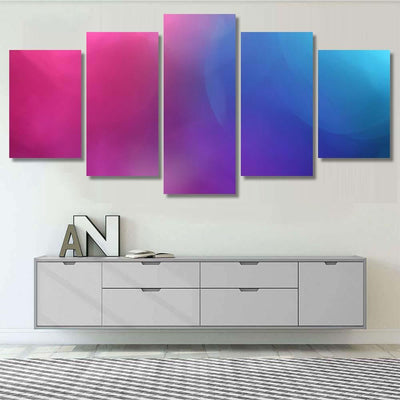 Pink Blue Out Focus Abstract Background 1 Galaxy Sky and Space Multi Piece Panel Canvas Home Decor Housewarming Gift Ideas Poster Canvas Gallery Prints