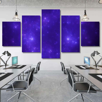 Star Field Background Starry Outer Space Galaxy Sky and Space Multi Piece Panel Canvas Home Decor Housewarming Gift Ideas Poster Canvas Gallery Prints