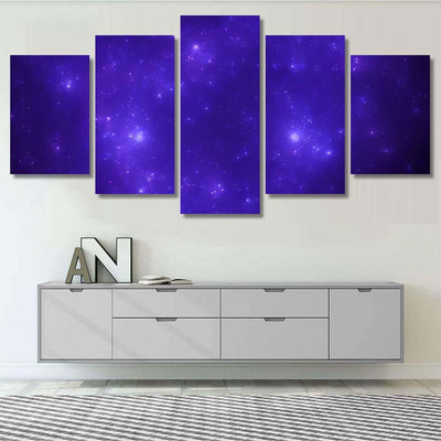 Star Field Background Starry Outer Space Galaxy Sky and Space Multi Piece Panel Canvas Home Decor Housewarming Gift Ideas Poster Canvas Gallery Prints