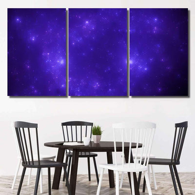 Star Field Background Starry Outer Space Galaxy Sky and Space Multi Piece Panel Canvas Home Decor Housewarming Gift Ideas Poster Canvas Gallery Prints