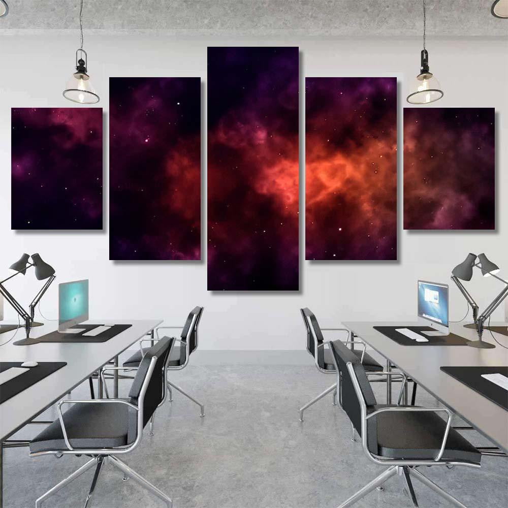 Space Background Fantastic Outer View Realistic 1 1 Galaxy Sky and Space Multi Piece Panel Canvas Home Decor Housewarming Gift Ideas Poster Canvas Gallery Prints