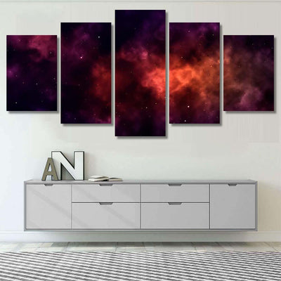 Space Background Fantastic Outer View Realistic 1 1 Galaxy Sky and Space Multi Piece Panel Canvas Home Decor Housewarming Gift Ideas Poster Canvas Gallery Prints