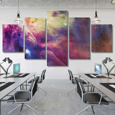Night Sky Clouds Stars Nebula Background 1 1 Galaxy Sky and Space Multi Piece Panel Canvas Home Decor Housewarming Gift Ideas Poster Canvas Gallery Prints