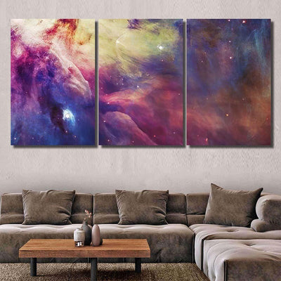 Night Sky Clouds Stars Nebula Background 1 1 Galaxy Sky and Space Multi Piece Panel Canvas Home Decor Housewarming Gift Ideas Poster Canvas Gallery Prints