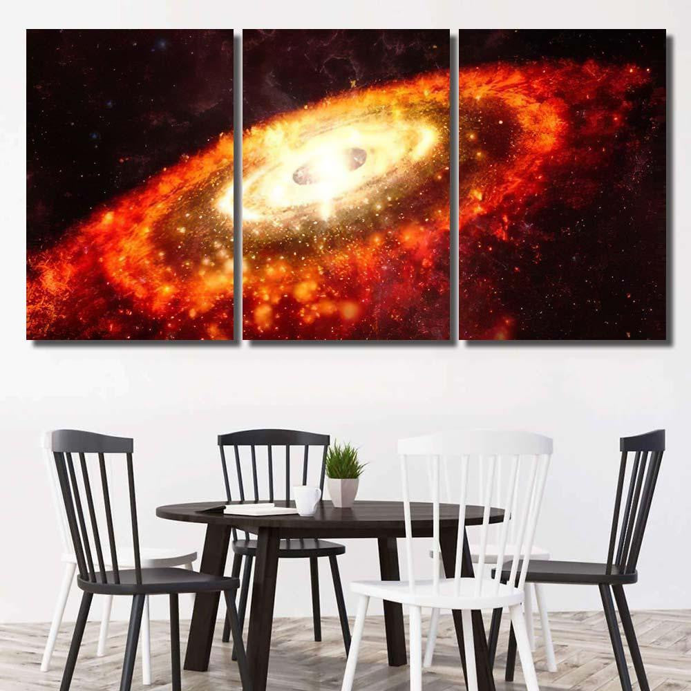 Stars Galaxy Space Sky Night Background 2 Galaxy Sky and Space Multi Piece Panel Canvas Home Decor Housewarming Gift Ideas Poster Canvas Gallery Prints