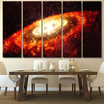Stars Galaxy Space Sky Night Background 2 Galaxy Sky and Space Multi Piece Panel Canvas Home Decor Housewarming Gift Ideas Poster Canvas Gallery Prints