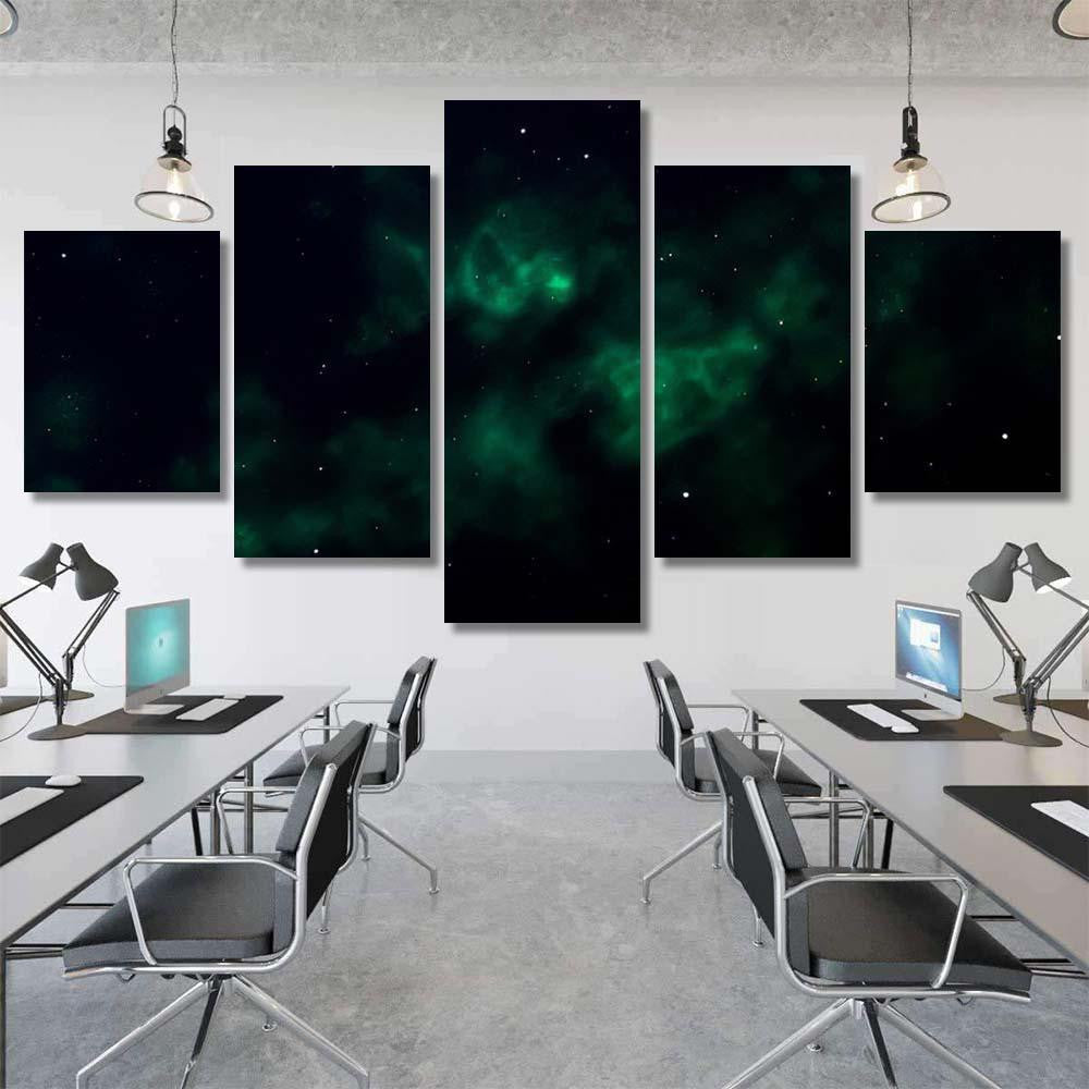 Space Background Fantastic Outer View Realistic 2 1 Galaxy Sky and Space Multi Piece Panel Canvas Home Decor Housewarming Gift Ideas Poster Canvas Gallery Prints