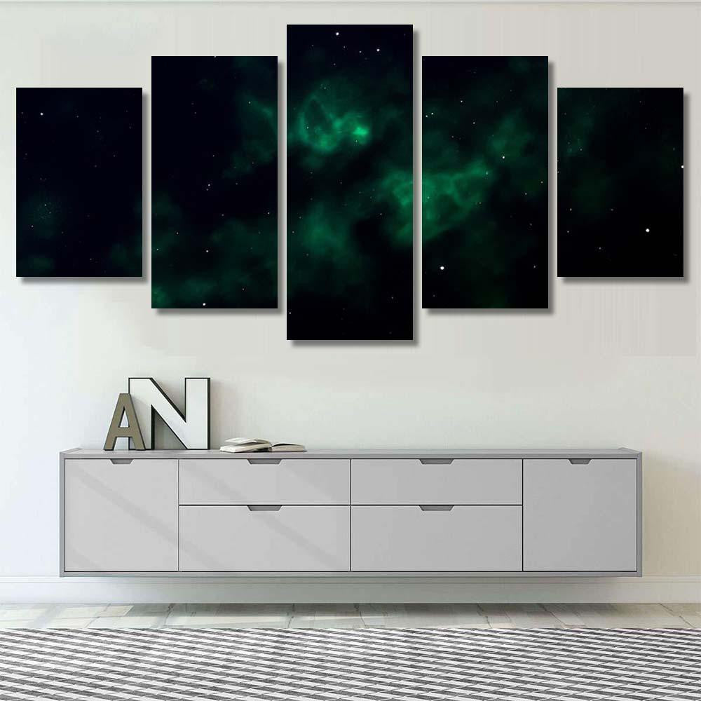 Space Background Fantastic Outer View Realistic 2 1 Galaxy Sky and Space Multi Piece Panel Canvas Home Decor Housewarming Gift Ideas Poster Canvas Gallery Prints