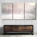 Glitter Vintage Lights Background Silver Gold 3  1 Galaxy Sky and Space Multi Piece Panel Canvas Home Decor Housewarming Gift Ideas Poster Canvas Gallery Prints