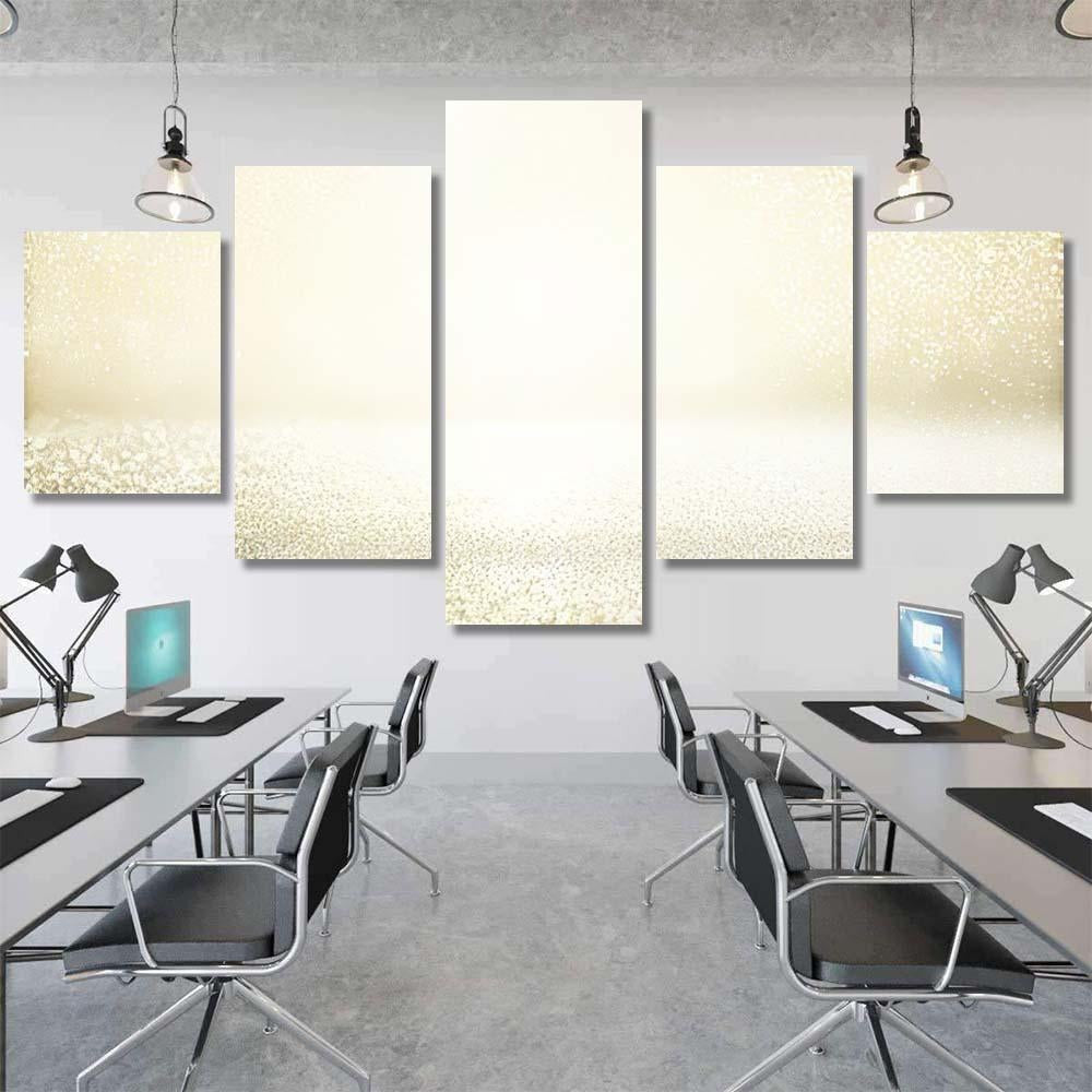Glitter Vintage Lights Background Silver Light 1 1 Galaxy Sky and Space Multi Piece Panel Canvas Home Decor Housewarming Gift Ideas Poster Canvas Gallery Prints