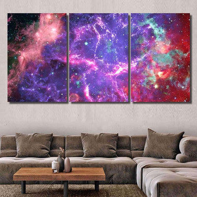 Nebula Stars Outer Space Elements This 1  1 Galaxy Sky and Space Multi Piece Panel Canvas Home Decor Housewarming Gift Ideas Poster Canvas Gallery Prints