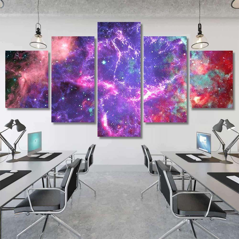 Nebula Stars Outer Space Elements This 1  1 Galaxy Sky and Space Multi Piece Panel Canvas Home Decor Housewarming Gift Ideas Poster Canvas Gallery Prints