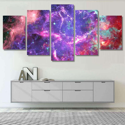 Nebula Stars Outer Space Elements This 1  1 Galaxy Sky and Space Multi Piece Panel Canvas Home Decor Housewarming Gift Ideas Poster Canvas Gallery Prints