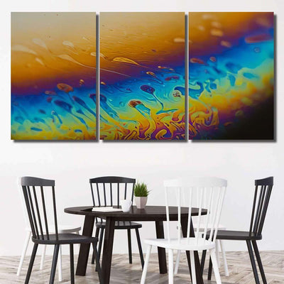Psychedelic Abstract Planet Soap Bubble Light 7 Galaxy Sky and Space Multi Piece Panel Canvas Home Decor Housewarming Gift Ideas Poster Canvas Gallery Prints
