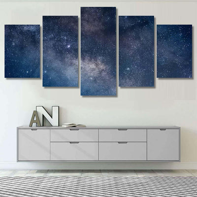 Milky Way Galaxy 30 Galaxy Sky and Space Multi Piece Panel Canvas Home Decor Housewarming Gift Ideas Poster Canvas Gallery Prints