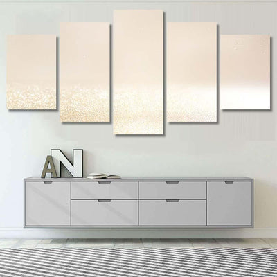 Glitter Vintage Lights Background Silver Gold 4 Galaxy Sky and Space Multi Piece Panel Canvas Home Decor Housewarming Gift Ideas Poster Canvas Gallery Prints