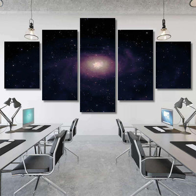 Heart Galaxy Elements This Image Furnished Galaxy Sky and Space Multi Piece Panel Canvas Home Decor Housewarming Gift Ideas Poster Canvas Gallery Prints