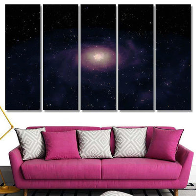 Heart Galaxy Elements This Image Furnished Galaxy Sky and Space Multi Piece Panel Canvas Home Decor Housewarming Gift Ideas Poster Canvas Gallery Prints