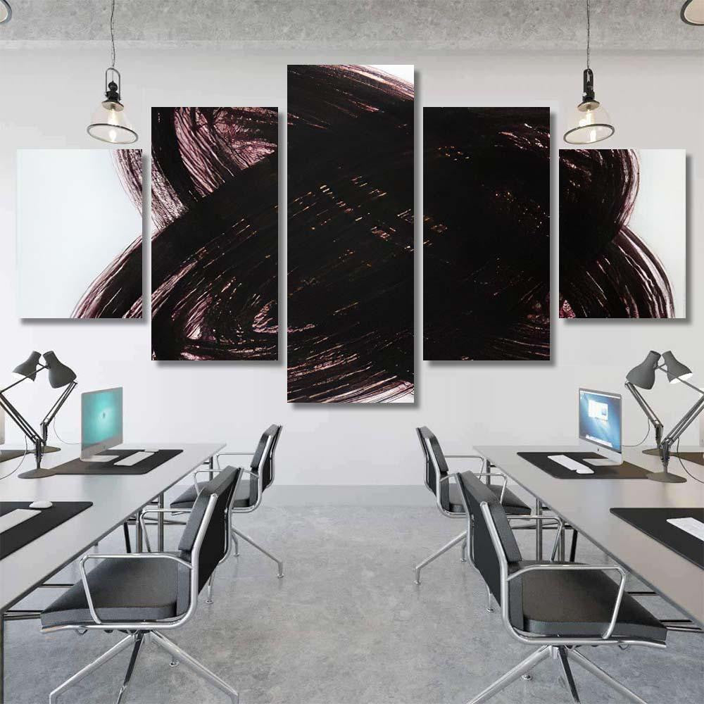 Harmony Energy Meeting Two Galaxies Abstract Galaxy Sky and Space Multi Piece Panel Canvas Home Decor Housewarming Gift Ideas Poster Canvas Gallery Prints