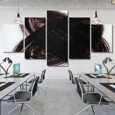 Harmony Energy Meeting Two Galaxies Abstract Galaxy Sky and Space Multi Piece Panel Canvas Home Decor Housewarming Gift Ideas Poster Canvas Gallery Prints