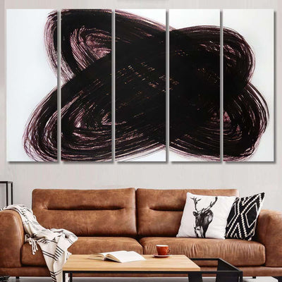 Harmony Energy Meeting Two Galaxies Abstract Galaxy Sky and Space Multi Piece Panel Canvas Home Decor Housewarming Gift Ideas Poster Canvas Gallery Prints