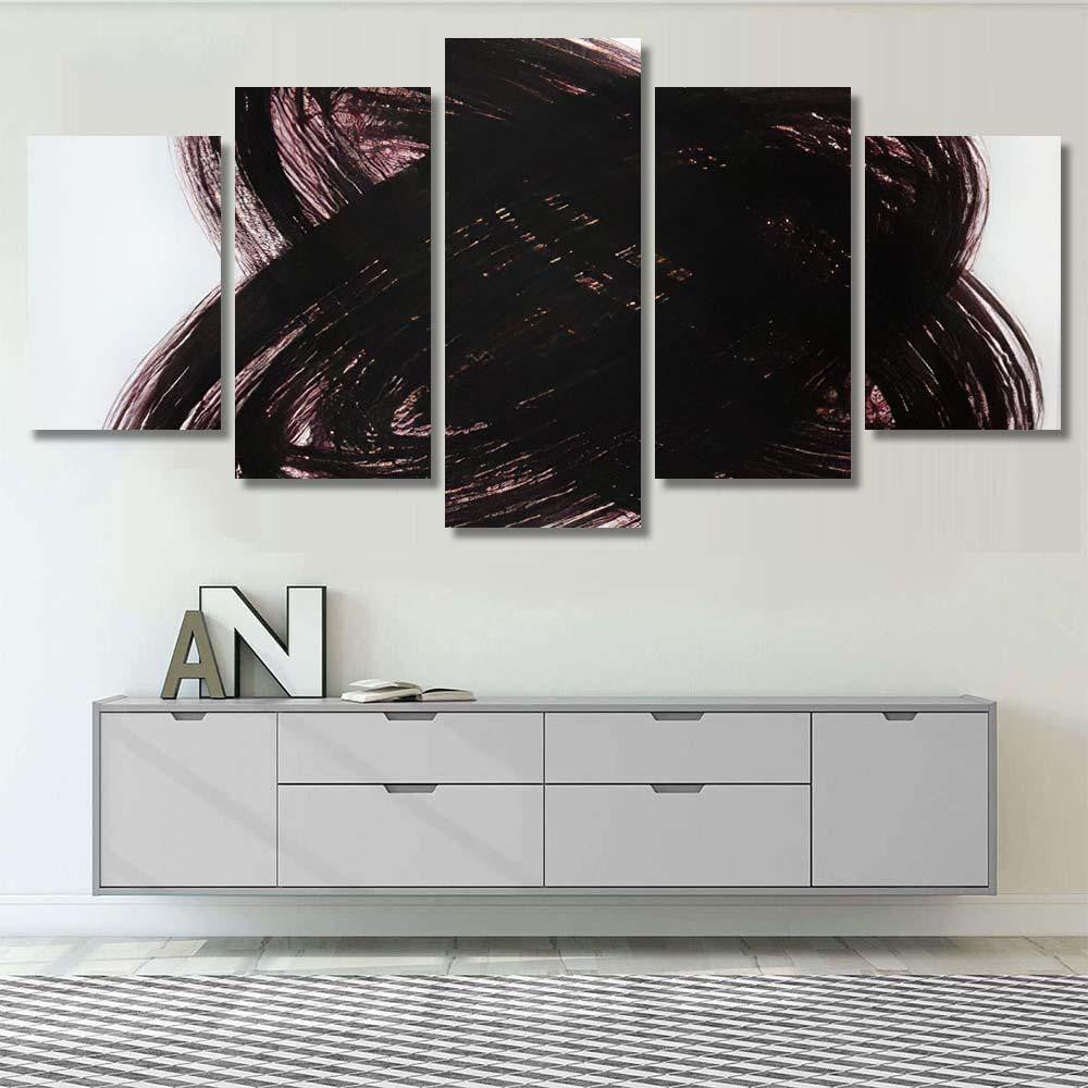 Harmony Energy Meeting Two Galaxies Abstract Galaxy Sky and Space Multi Piece Panel Canvas Home Decor Housewarming Gift Ideas Poster Canvas Gallery Prints