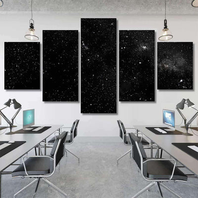 Stars Galaxy Outer Space Sky Night 1 1 Galaxy Sky and Space Multi Piece Panel Canvas Home Decor Housewarming Gift Ideas Poster Canvas Gallery Prints