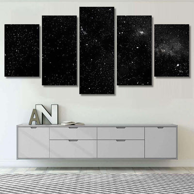 Stars Galaxy Outer Space Sky Night 1 1 Galaxy Sky and Space Multi Piece Panel Canvas Home Decor Housewarming Gift Ideas Poster Canvas Gallery Prints
