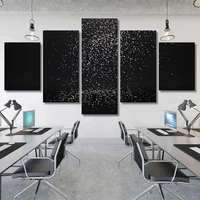 Stars Dust Scattered Glitter Snow Galaxy Galaxy Sky and Space Multi Piece Panel Canvas Home Decor Housewarming Gift Ideas Poster Canvas Gallery Prints