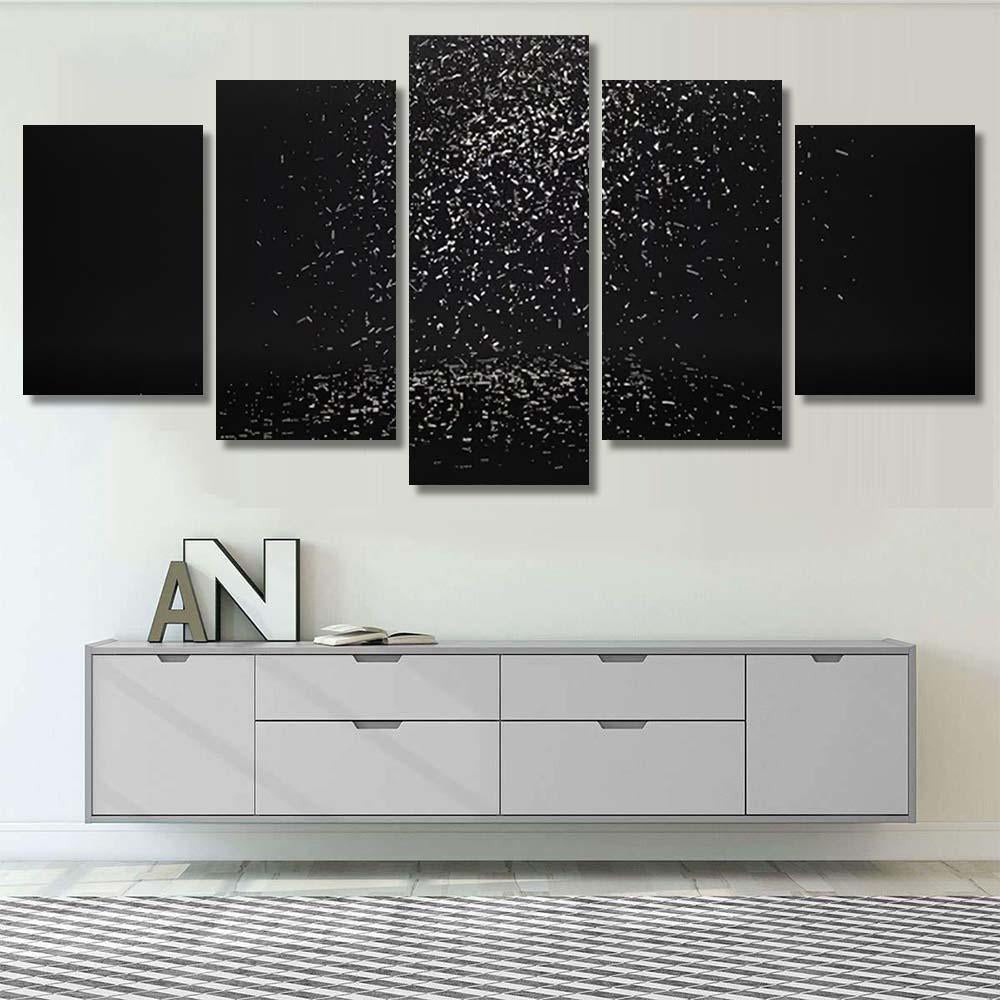 Stars Dust Scattered Glitter Snow Galaxy Galaxy Sky and Space Multi Piece Panel Canvas Home Decor Housewarming Gift Ideas Poster Canvas Gallery Prints