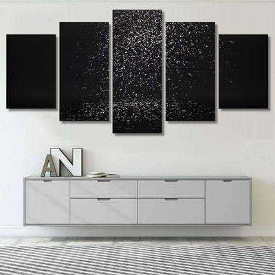 Stars Dust Scattered Glitter Snow Galaxy Galaxy Sky and Space Multi Piece Panel Canvas Home Decor Housewarming Gift Ideas Poster Canvas Gallery Prints