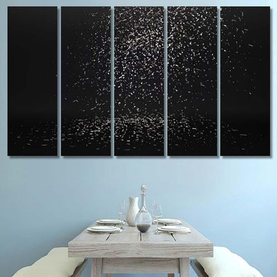 Stars Dust Scattered Glitter Snow Galaxy Galaxy Sky and Space Multi Piece Panel Canvas Home Decor Housewarming Gift Ideas Poster Canvas Gallery Prints