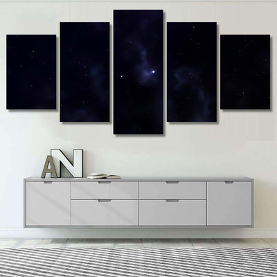 Space Background Fantastic Outer View Realistic 17 Galaxy Sky and Space Multi Piece Panel Canvas Home Decor Housewarming Gift Ideas Poster Canvas Gallery Prints